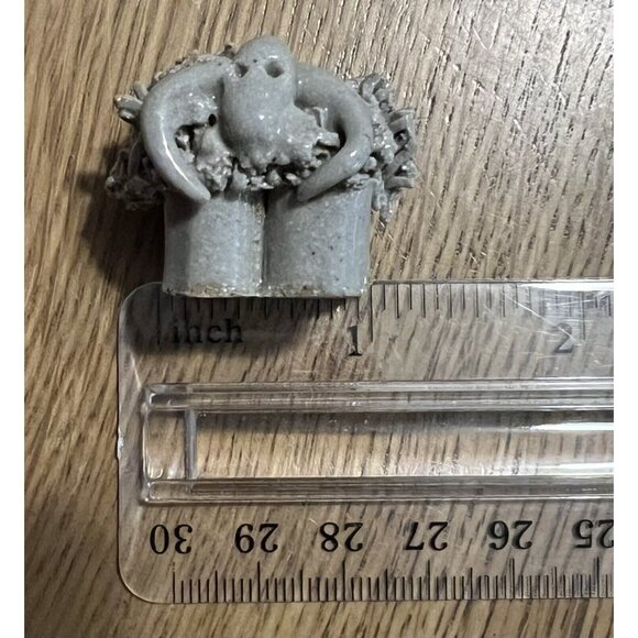 Spaghetti‎ Elephant Vintage Gray Clay Miniature Figurine 1” - Picture 5 of 5